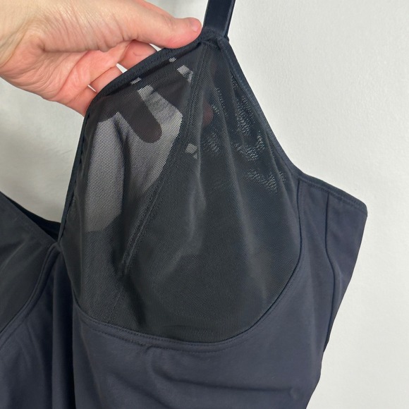 Knix Black Mesh Bodysuit Womens Size‎ XXXXL Ashley Graham NEW Canada Sheer Bra - Picture 5 of 15